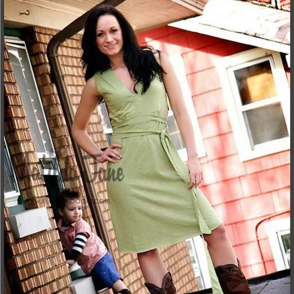 Matilda Jane Dresses | Matilda Jane Homegrown Kim Celery Dress | Color: Green | Size: S | Slk1202's Closet